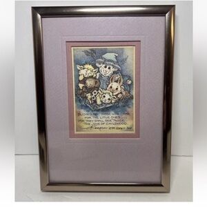 Framed JODY BERGSMA LIMITED EDITION #3354 OF 7500 ART PRINT SIGNED MATTED Gift